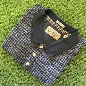 Penguin Men's Performance Golf Shirt Blue Size XL